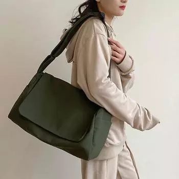 Большая вместительная сумка через плечо из холста для отдыха и путешествий, женская сумка через плечо, литературная ретро-сумка из холста, сумка-источник бежевый