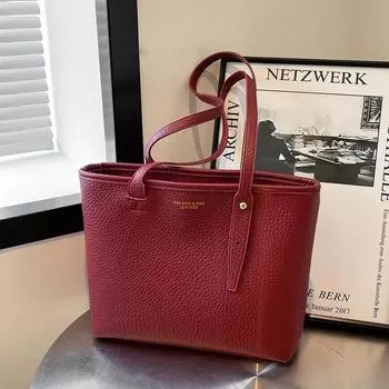 Большая вместительная сумка через плечо для женщин, мягкая универсальная сумка через подмышку, простая, приправленная, маятниковая сумка, гибкая сумка, новая