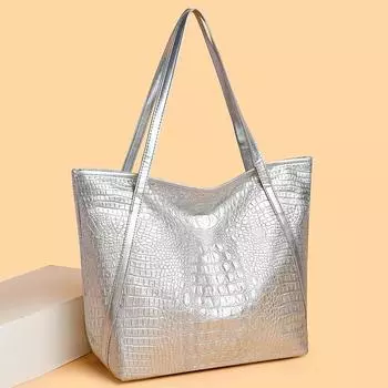 Большая вместительная сумка через плечо из искусственной кожи для женщин, дикие женские сумки высокого качества, новые