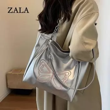 Большая вместительная сумка через плечо, женская новая модная сумка, универсальная сумка для поездок на работу и обратно, женская сумка-тоут чёрный