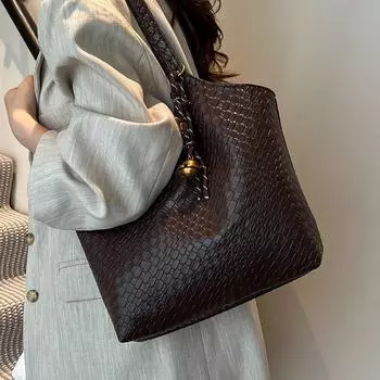 Большая вместительная сумка через плечо, новая летняя универсальная сумка для поездок на работу, сумка под мышкой, популярная модная сумка-тоут