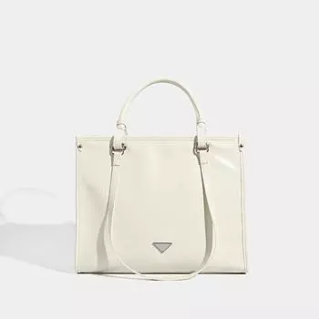 Большая вместительная сумка через плечо для женщин в студенческом стиле Advanced Sense of Everything Simple Black Commuter Tote чёрный