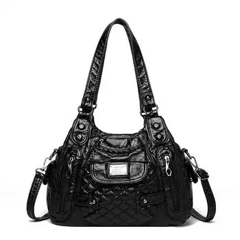 Большая вместительная сумка через плечо для женщин, сумка через плечо для женщин, высококачественная сумка-тоут