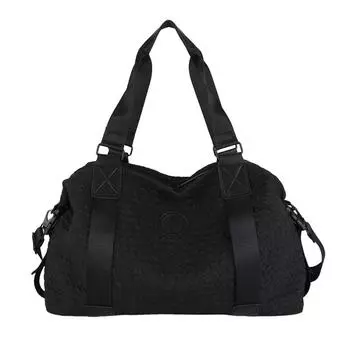Большая вместительная сумка для багажа, сумка для йоги, фитнеса, дорожная сумка для поездок на работу чёрный