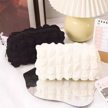 Большая вместительная сумка для хранения, мягкая пенал-карандашница, сумка на молнии для хранения косметики, канцелярских принадлежностей, телефона, школьных принадлежностей