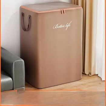 Большая вместительная сумка для хранения одежды, складная сумка для сортировки хлопковых одеял, пылезащитная сумка, простая бытовая сумка для хранения одежды 50x40x50cm