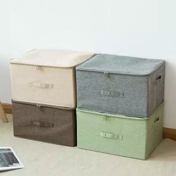 Большая вместительная сумка для хранения одежды, складные контейнеры для хранения игрушек, нижнее белье S зелёный