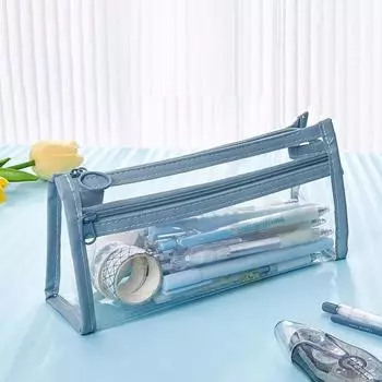 Большая вместительная сумка для карандашей, водонепроницаемая сумка для хранения, канцелярская сумка INS, офис розовый