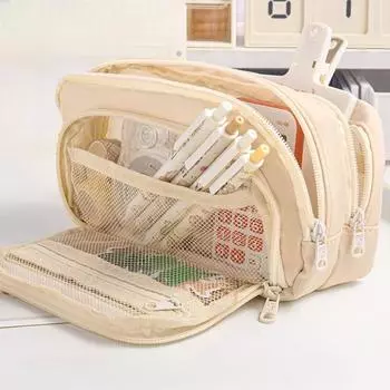 Большая вместительная сумка для карандашей, эстетичные школьные чемоданы, держатель для канцелярских принадлежностей, детская сумка для ручек, большая коробка для канцелярских принадлежностей для школьников