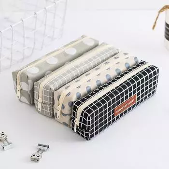 Большая вместительная сумка для карандашей с милым рисунком, водонепроницаемая канцелярская коробка, пеналы для учеников младших классов средней школы