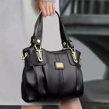 Большая вместительная сумка для мамы, сумка через плечо, женская сумка через плечо, женская сумка чёрный