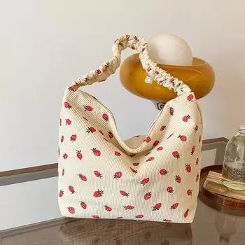 Большая вместительная сумка для отдыха, весенняя универсальная популярная модная сумка через плечо для студентов колледжей, сумка-тоут для занятий бежевый