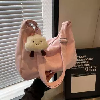 Большая вместительная сумка для подмышек для женщин, новинка 2024 года, модная дорожная сумка на одно плечо, универсальная и простая повседневная сумка через плечо