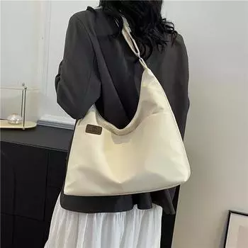 Большая вместительная сумка для поездок на работу, женская однотонная сумка на плечо, сумка фиолетовый