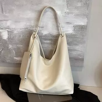 Большая вместительная сумка для поездок на работу, женская модная сумка через плечо, универсальная сумка-тоут коричневый