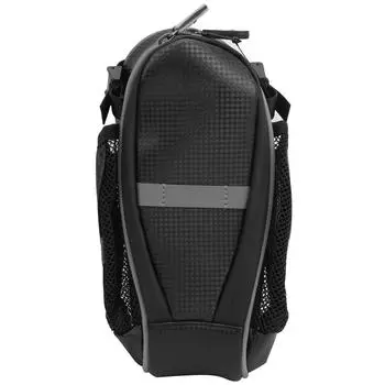 Большая вместительная сумка для седла велосипеда, двойной чехол для бутылки с водой, сумка на заднюю часть подседельного штыря велосипеда, черный серый разноцветный