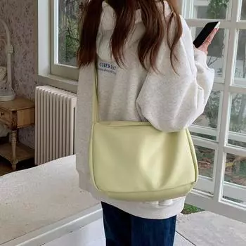 Большая вместительная сумка для женщин, мягкая сумка-тоут из искусственной кожи, сумка-тоут для студентов, сумка через плечо чёрный