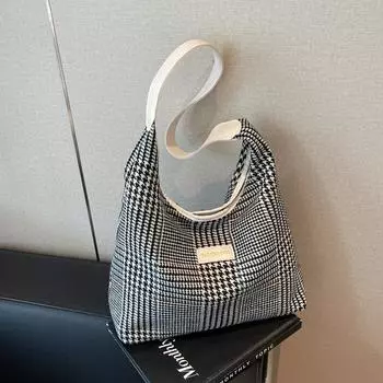 Большая вместительная сумка для женщин, зимняя сумка для отдыха на плечо, подмышечная сумка для покупок, универсальная сумка для поездок на работу бежевый