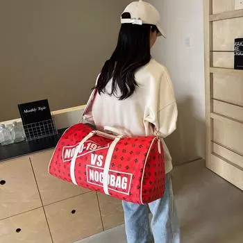 Большая вместительная сумка для женщин 2024 года, новая повседневная сумка-мессенджер для деловых поездок, универсальная портативная сумка для путешествий на короткие расстояния чёрный