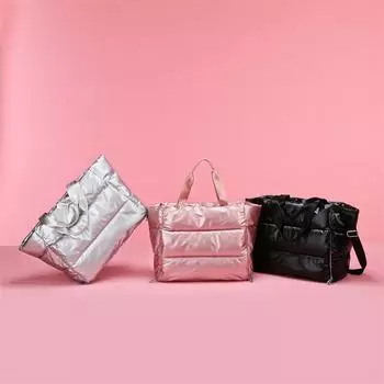 Большая вместительная сумка для женщин, новая сумка через плечо из хлопка для поездок на работу, модная и трендовая сумка-тоут из хлопка