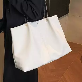 Большая вместительная сумка для женщин Новая модная сумка-тоут для женщин Высококачественная сумка через плечо Sense College Students на каблуке для женщин