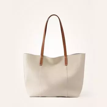 Большая вместительная сумка из воловьей кожи с верхним слоем, дорожная сумка через плечо, большая сумка, новая универсальная большая сумка