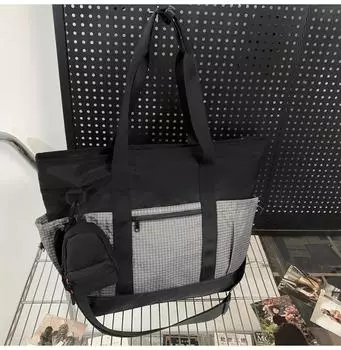 Большая вместительная сумка-мессенджер для поездок на работу, японская ретро-сумка на плечо, мужская сумка для отдыха и спорта, женская сумка для занятий Tide