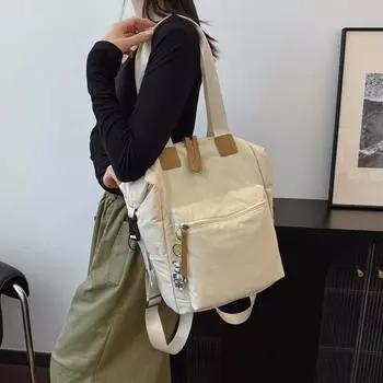 Большая вместительная сумка, новый японский модный рюкзак, женская студенческая сумка через плечо, легкий модный рюкзак no pendant