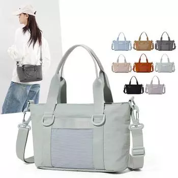 Большая вместительная сумка, однотонная сумка через плечо, легкая сумка через плечо синий