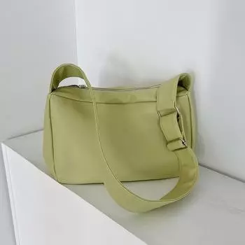 Большая вместительная сумка-подушка с дизайном для женщин, новая сумка-тоут для поездок на работу, сумка через плечо на одно плечо 30x11x20cm жёлтый