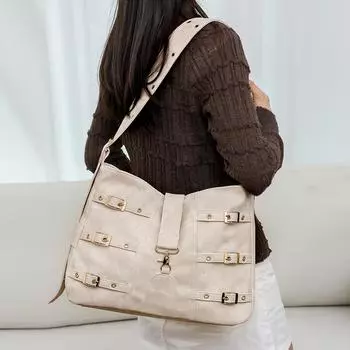 Большая вместительная сумка-тоут для женщин через плечо чёрный