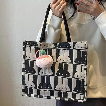 Большая вместительная сумка-тоут для женщин, модная сумка для мам, студенческая сумка для поездок на работу и обратно