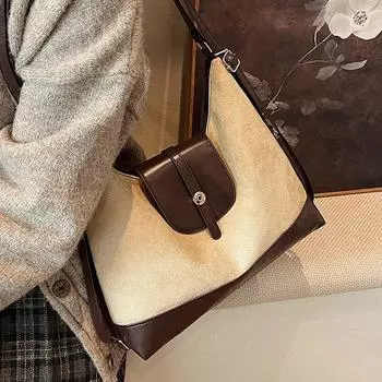 Большая вместительная сумка-тоут для поездок на работу, женская универсальная сумка через плечо на одно плечо, трехцелевая сумка, повседневный рюкзак хаки