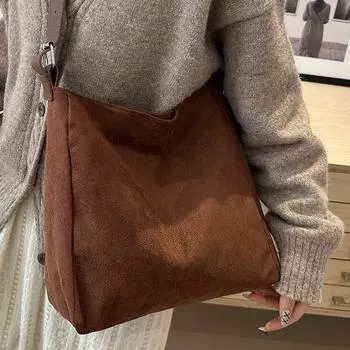 Большая вместительная сумка-тоут для женщин, новая модная сумка через плечо для женщин, сумка на плечо для студентов колледжа