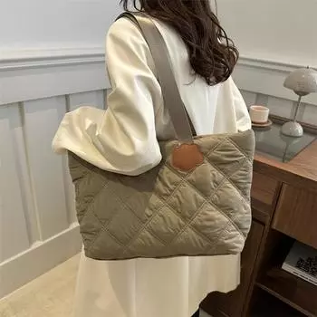 Большая вместительная сумка-тоут для поездок на работу, женская сумка, женская студенческая сумка через плечо, женская красный