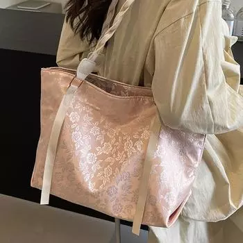 Большая вместительная сумка-тоут, новая высококачественная повседневная сумка для поездок на работу, новая китайская сумка через одно плечо