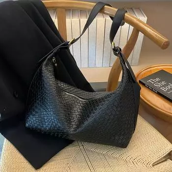 Большая вместительная сумка-тоут Temperament для женщин с высококачественным рисунком под змеиную кожу, женская сумка для подмышек, модная и универсальная