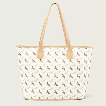 Большая вместительная сумка-тоут в стиле ретро с принтом, женская универсальная и простая ручная сумка для поездок на работу, сумка на одно плечо подмышкой