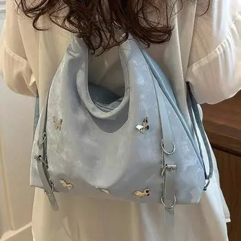 Большая вместительная сумка-тоут женская модная выходная сумка женская студенческая сумка для покупок розовый