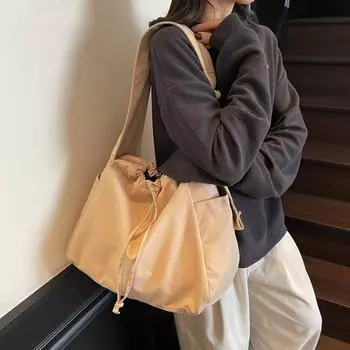 Большая вместительная сумка-тоут женская сумка через плечо сумка через подмышку зелёный