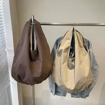 Большая вместительная сумка-тоут женская сумка через плечо сумка через подмышку чёрный