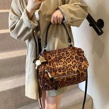 Большая вместительная сумка-тоут женская осенняя ретро-портативная сумка-подушка Большая вместимость повседневная сумка через плечо no pendant