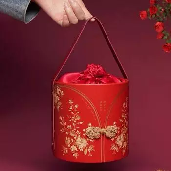 Большая вместительная сумка-ведро с цветами, лягушка, кнопки, свадебная сумка для конфет, коробка для подарков подружкам невесты, фестиваль M