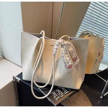 Большая вместительная сумка женская 2024 новая высококачественная сумка для поездок на работу сумка через плечо сумка-тоут чёрный