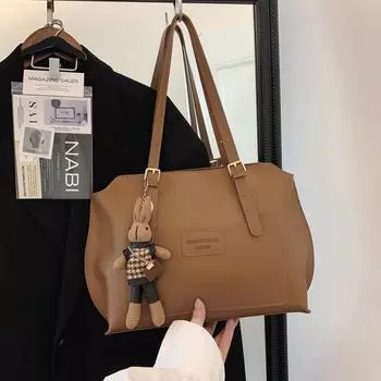 Большая вместительная сумка женская 2024 новая модная универсальная сумка через плечо высокого класса супер пожарная сумка для поездок на работу женская сумка-тоут