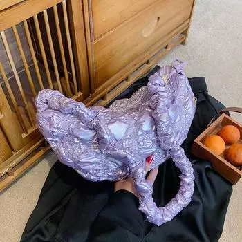 Большая вместительная сумка женская 2024 новая летняя сумка-мессенджер через плечо модная повседневная сумка для пельменей под мышками чёрный