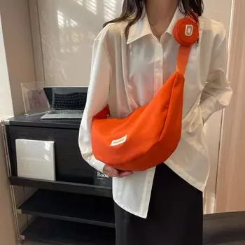 Большая вместительная сумка женская летняя модная сумка-мессенджер женская модная универсальная сумка для поездок на работу женская оранжевый