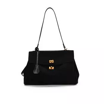 Большая вместительная сумка женская модная ретро дорожная сумка-мессенджер высокого класса из матового материала