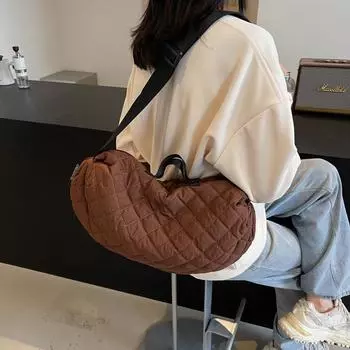 Большая вместительная сумка женская модная сумка через плечо с бриллиантами универсальная сумка для покупок и путешествий сумка-мессенджер для пельменей хаки