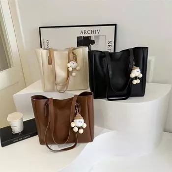 Большая вместительная сумка женская новая модная сумка-мессенджер ins нишевый дизайн сумка подмышкой модная фактурная сумка-тоут